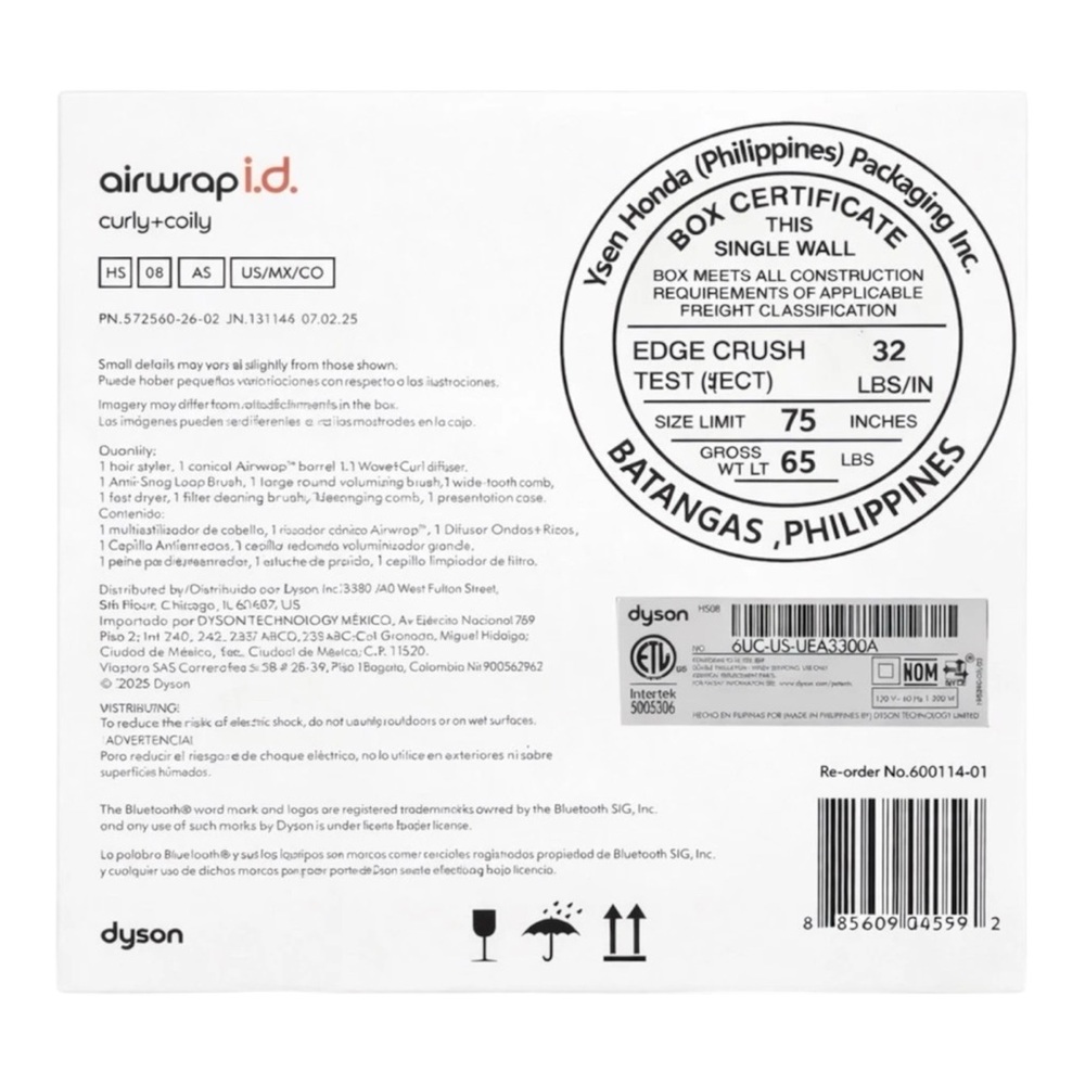 Dyson Airwrap i.d. Multi-Styler and Dryer Curly+Coily - Amber Silk - Brand New - Picture 4 of 4